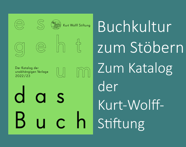 Katalog Kurt-Wolff-Stiftung Buchkultur zum Stöbern mit Link